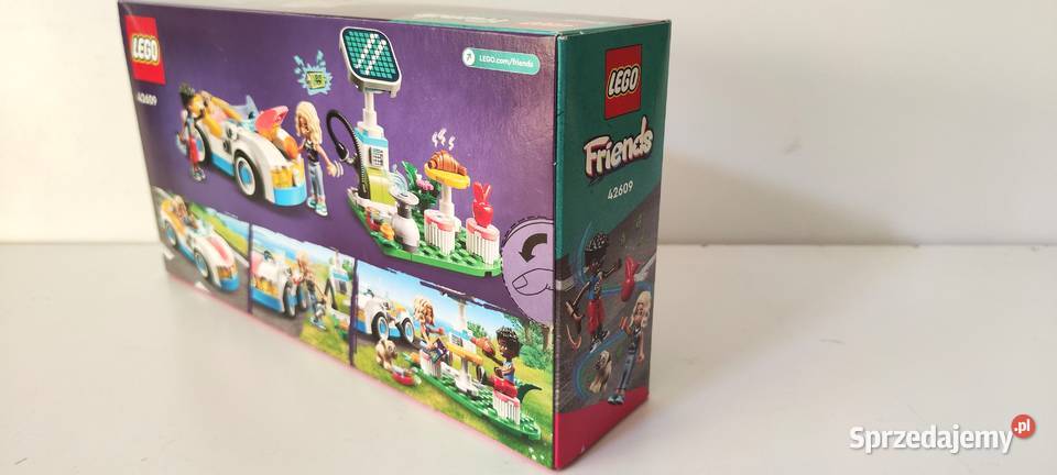 LEGO Friends 42609 Samochód elektryczny i stacja Łódź