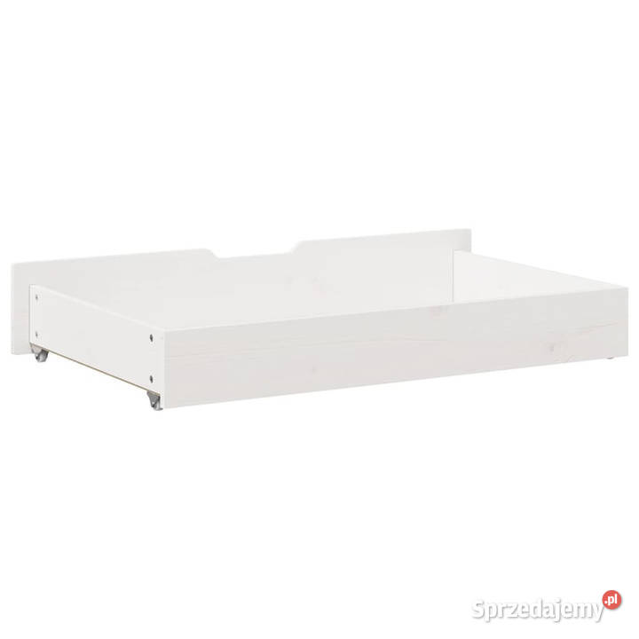 Szuflady pod łóżko 2 białe 95x55x16 drewno Dom i Ogród mazowieckie Warszawa