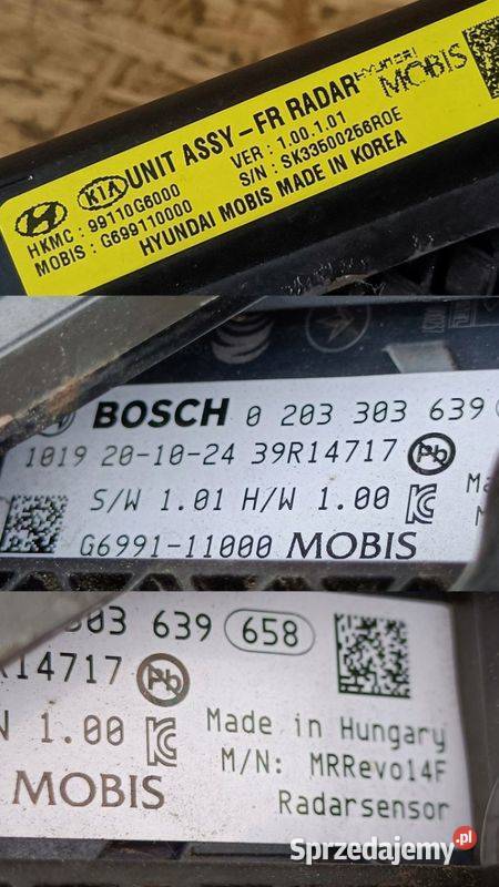 KIA PICANTO III CZUJNIK RADAR SENSOR DISTRONIC