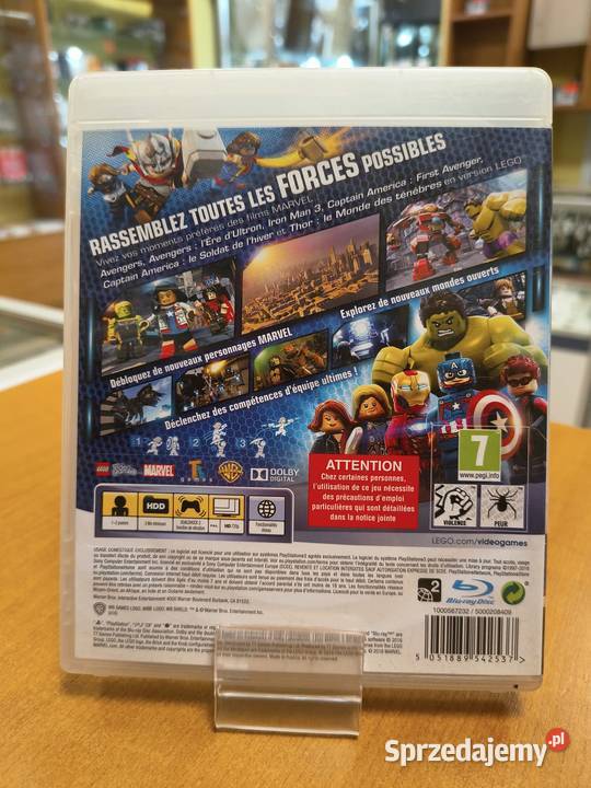 Gra 3 LEGO Marvel Avengers Komplet z Instrukcją Elbląg