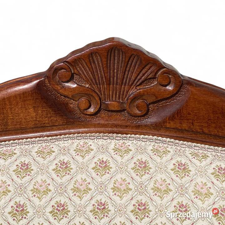 Jasna sofa dwuosobowa w stylu ludwikowskim sprzedam