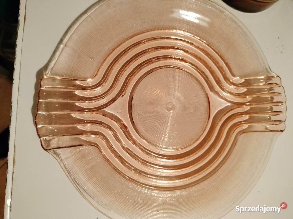 Talerz patera rondo różowyrozalina prl zachodniopomorskie sprzedam