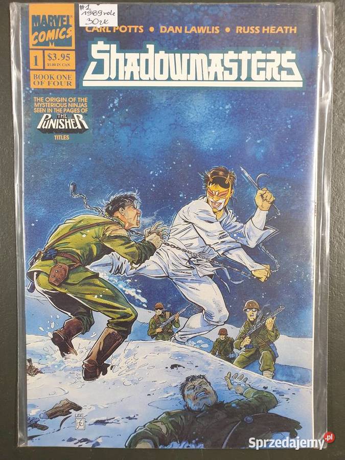 Shadowmasters 3 komiksy Marvel USA 1989 Amerykańskie Gdynia