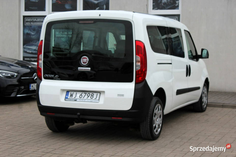 Fiat Doblo SalonPL MAXI FV23 1WŁ 2xdrzwi gniazdo USB mazowieckie Sokołów