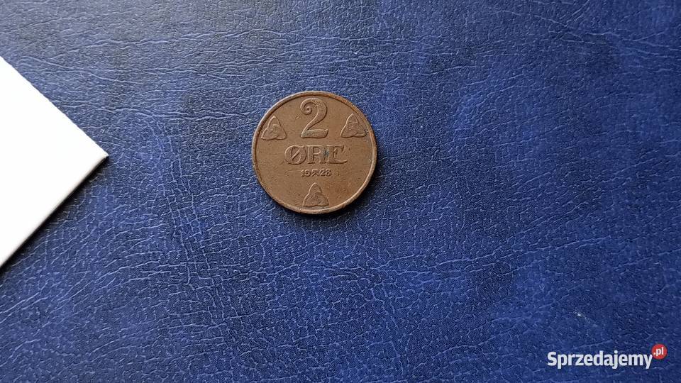 Stare monety 2 ore 1928 Norwegia Lesko sprzedam