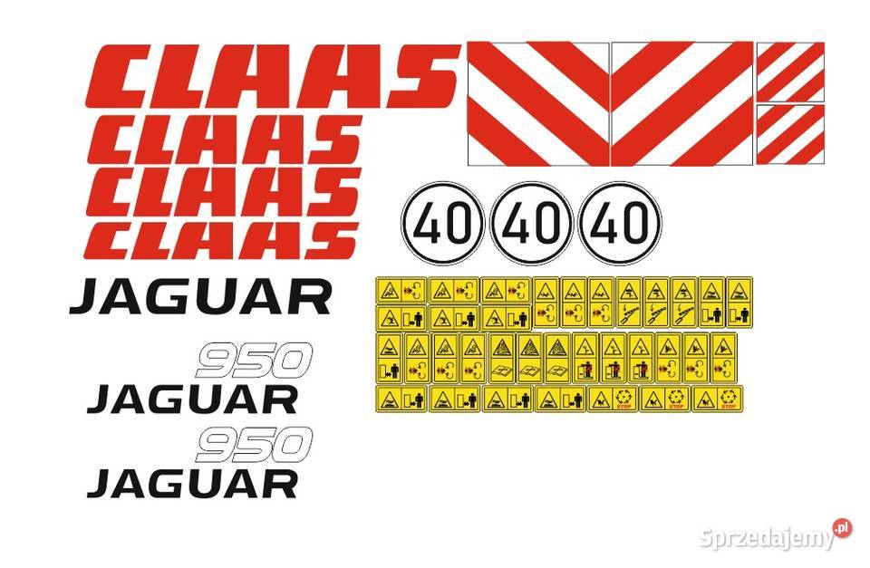 Naklejki Claas jaguar 950 super mocne zamienniki Bydgoszcz