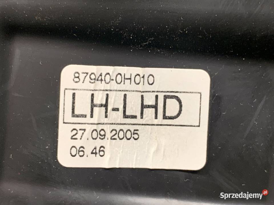 LUSTERKO LEWY TOYOTA AYGO I Hatchback 0514 sprzedam