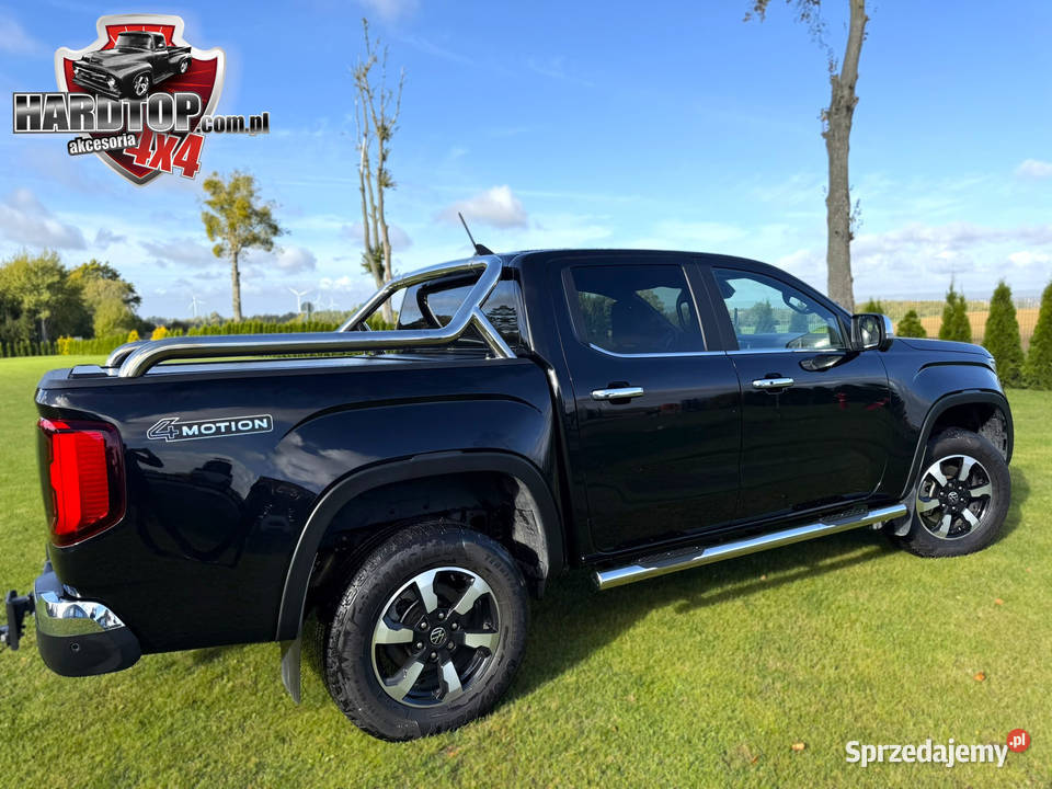 Progi Amarok Orurowanie Stopnie Boczne CHROM