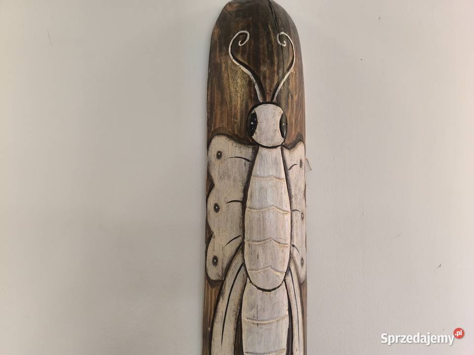 Piękna unikalna wisząca maska etniczna Łódź