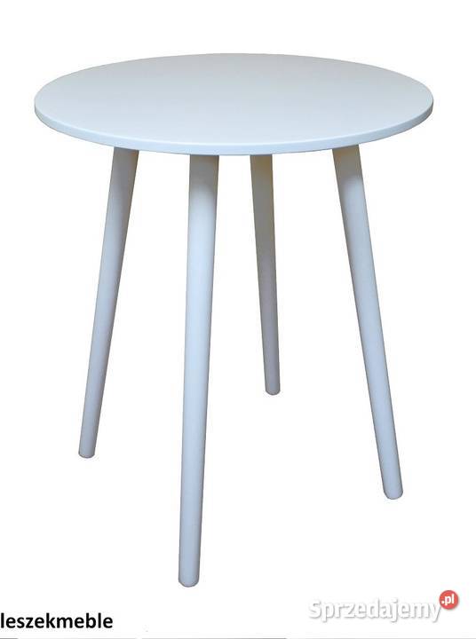 STÓŁ OKRĄGŁY FI 60 CZARNY STOLIK ŁAWA RÓŻNE 60cm warmińsko-mazurskie Tołkiny