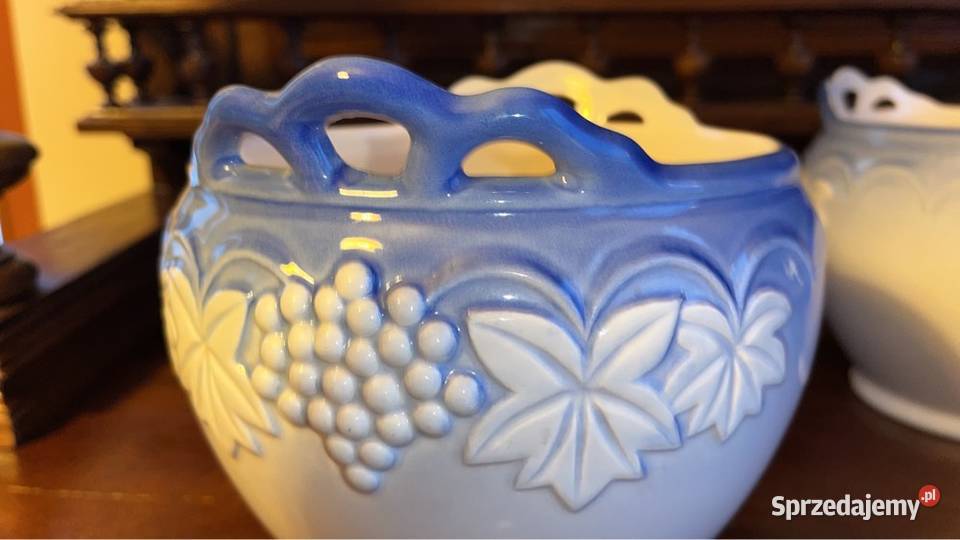 2 osłonki na doniczki Sygnowane Reliefy to Gdańsk sprzedam