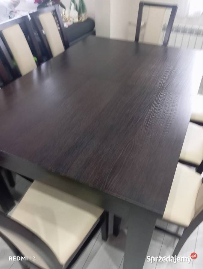 Sprzedam stół8 krzeseł łódzkie Łęczyca