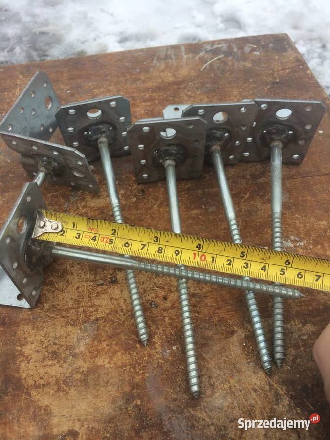 Łącznik kątowy z przyspawaną śrubą kątownik do Materiały budowlane Sępólno Krajeńskie