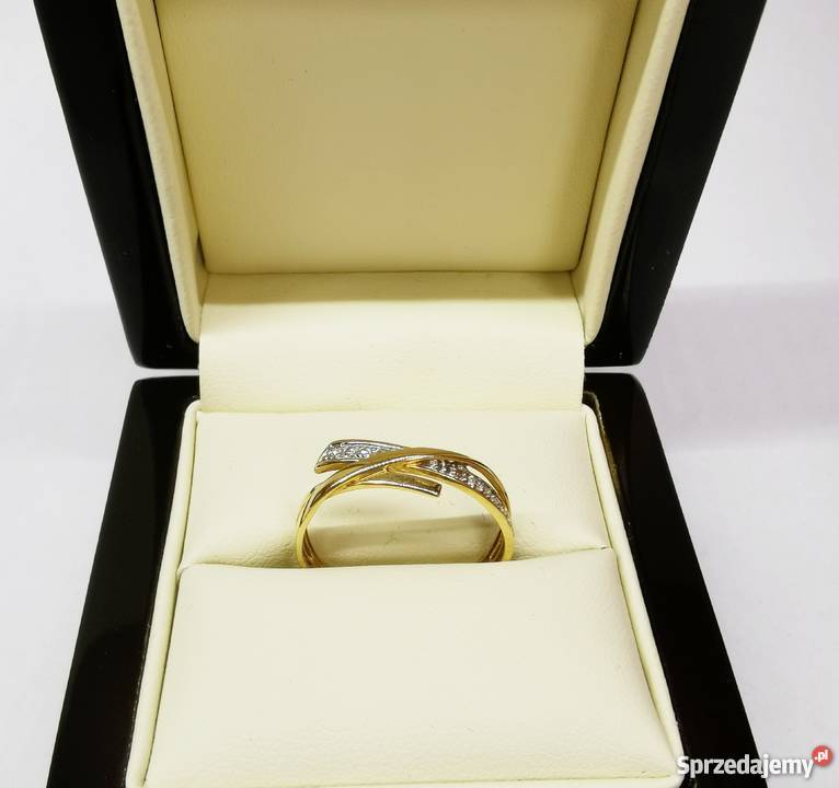 PIERŚCIONEK Z DIAMENTEM 201 GRAM 750 Konin