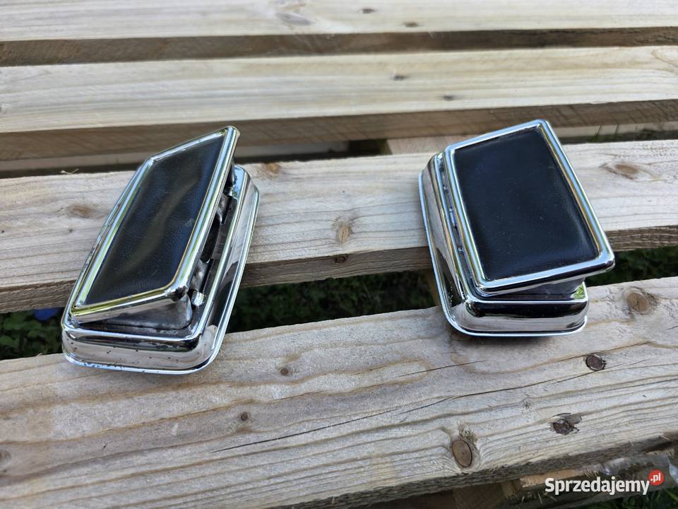 2x Popielniczka Drzwi Czarna Chrom Mercedes W108 Skawina