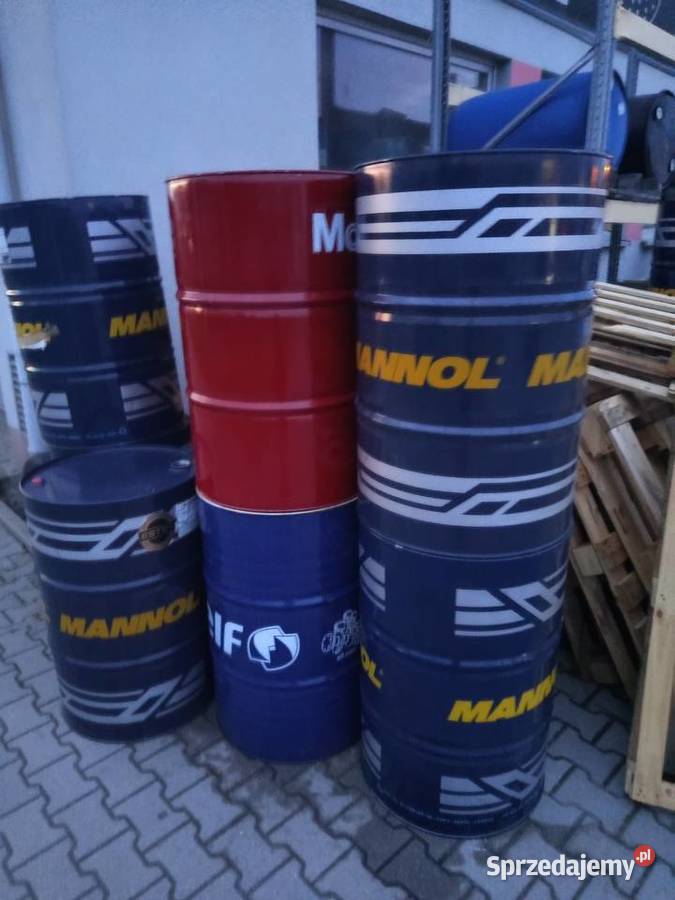 Beczki oleju mobil Serwis olejów, paliwa i płynów Pszczyna
