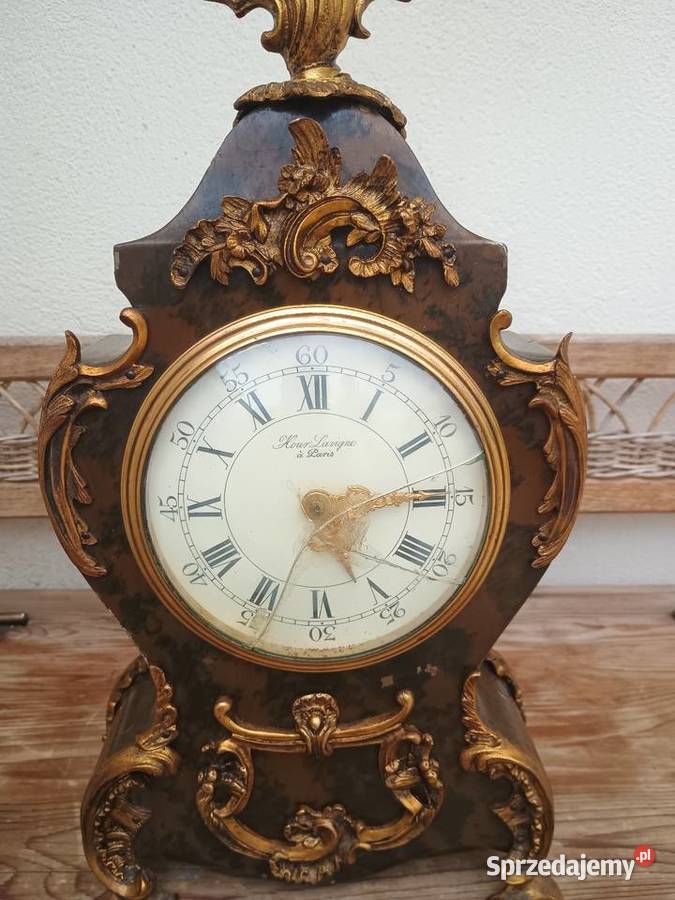 Kominkowy zegar francuski Rzeszów sprzedam