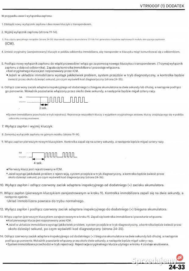 Kabel HONDA HISS VTR 1000F CBR600 FX CBR F4i Wadowice