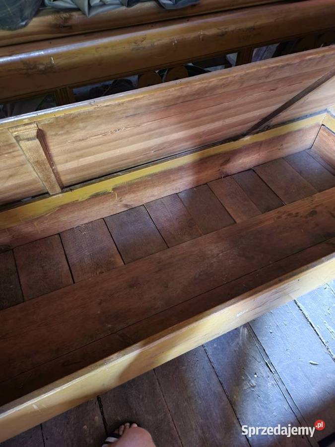 Zabytkowa sofa drewniana antyk Teodorówka