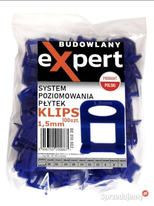 Klipsy zaciski do poziomowania płytek Budowlany Zgierz