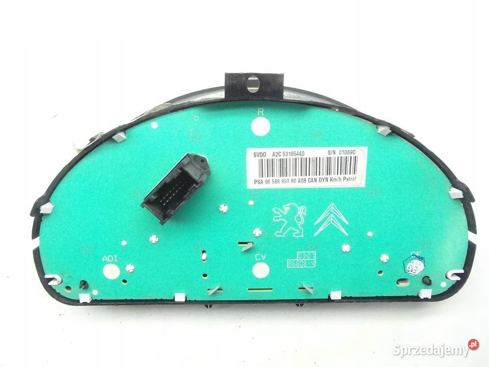 PEUGEOT 1007 LICZNIK ZEGAR A2C53165440 Przemęt
