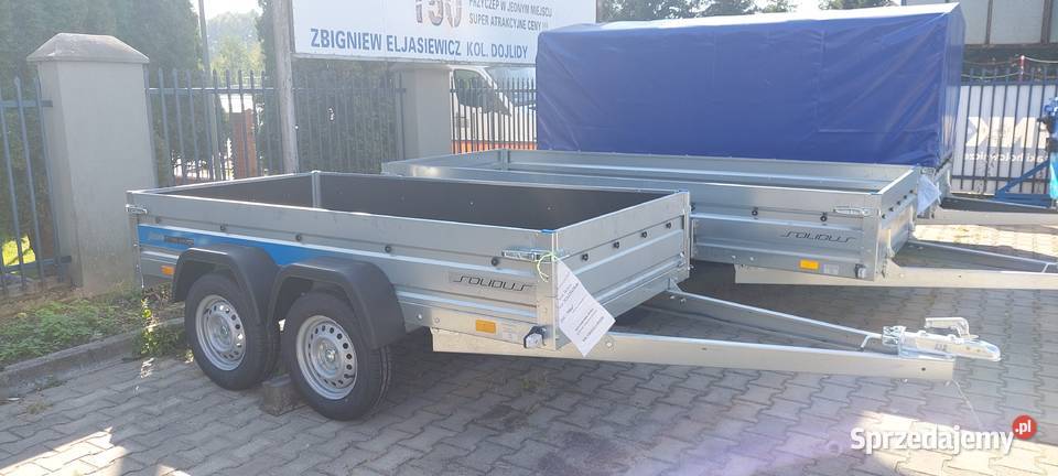 Przyczepa dwuosiowa na katB Faro Solidus Burtowe i plandeki Białystok