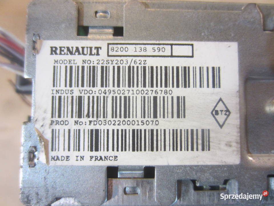 sterownik panel gps nawigacji renault vel satis Szczecin