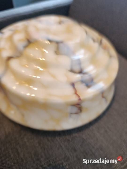 Stara piękna lampa plafon marmurek Art deco Kobylnica