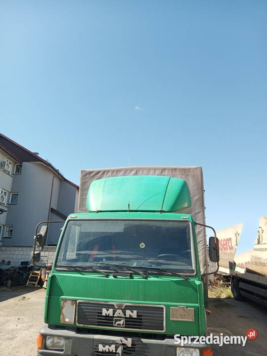 sprzedam samochód ciężarowy MAN 12163 plandeka Olszewo-Borki sprzedam