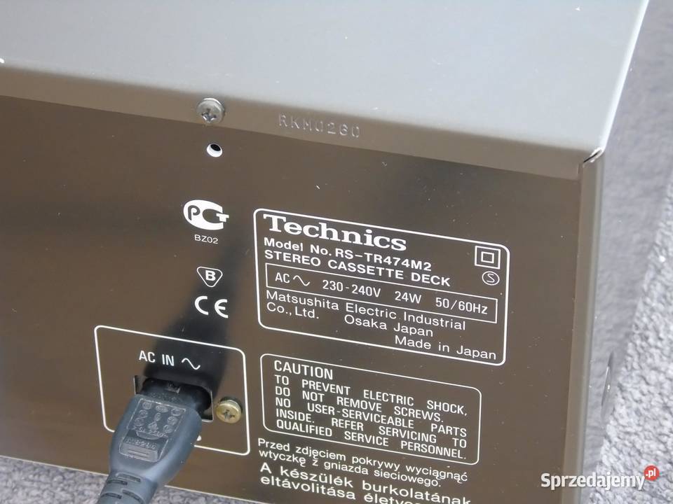 Magnetofon Technics RSTR 474 Mk ll ładny WYSYŁKA Magnetofony