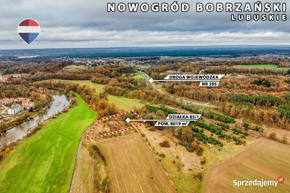 Na sprzedaż działka rolna z dużym potencjałem lubuskie Nowogród Bobrzański