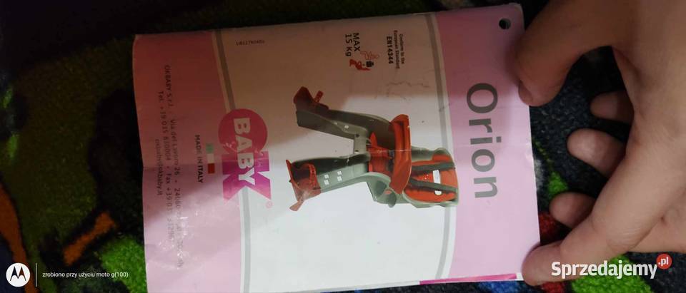 fotelik dziecięcy okbaby orion przedni Książ Wielkopolski