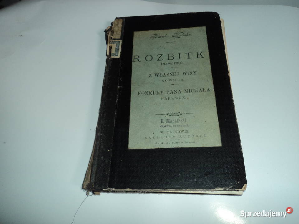 Nieznane 1sze publikacje Blanki Halickiej z 1902 małopolskie Nowy Sącz