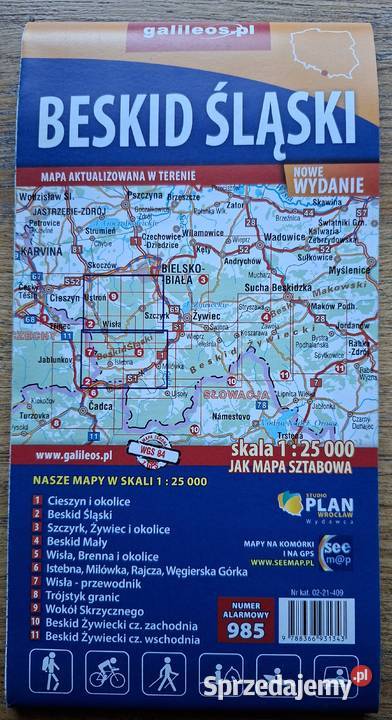 Beskid Śląski rowerzystów i piechurów 125 000 małopolskie