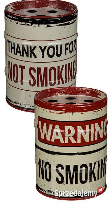 Kremowa Retro Popielniczka Metalowa z Ostrowy nad Okszą sprzedam