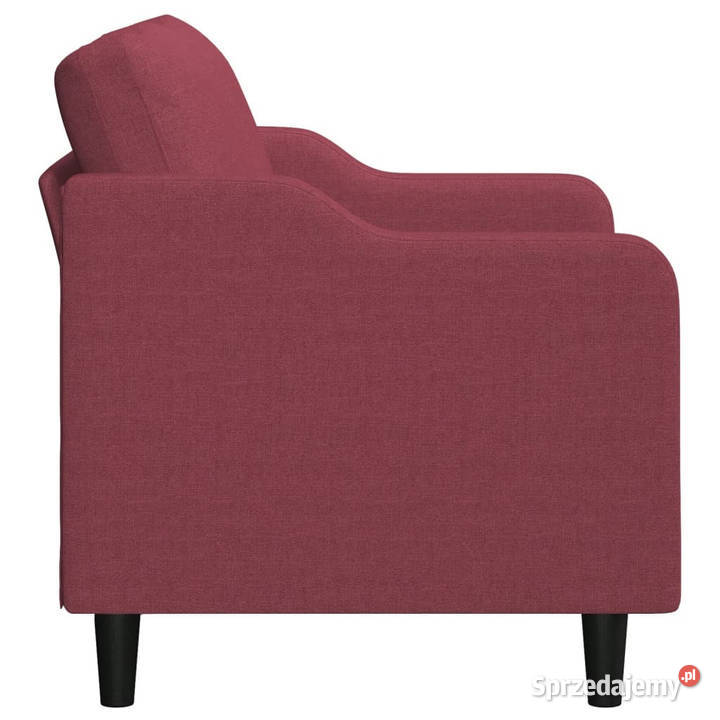 Sofa 2osobowa winna czerwień 120 tapicerowana Sofy i kanapy Warszawa sprzedam