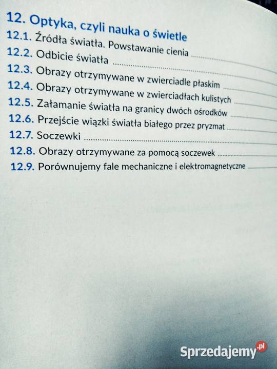 Świat fizyki 8 ćwiczenia nowe tanie podręczniki Warszawa