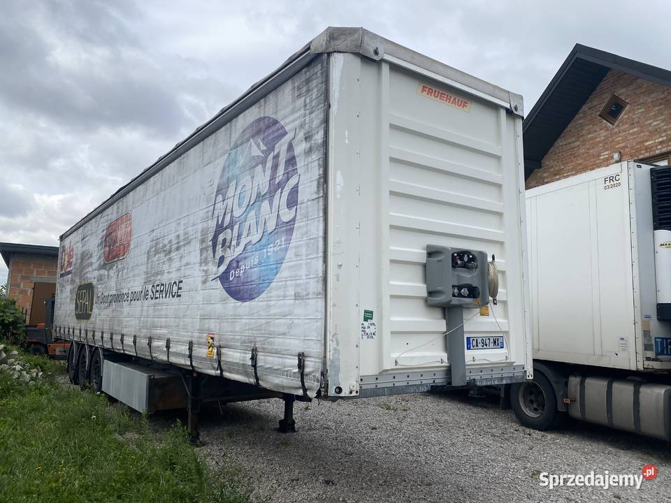Naczepa Fruehauf firanka OCYNKSZYNA DESKA łódzkie Rogów