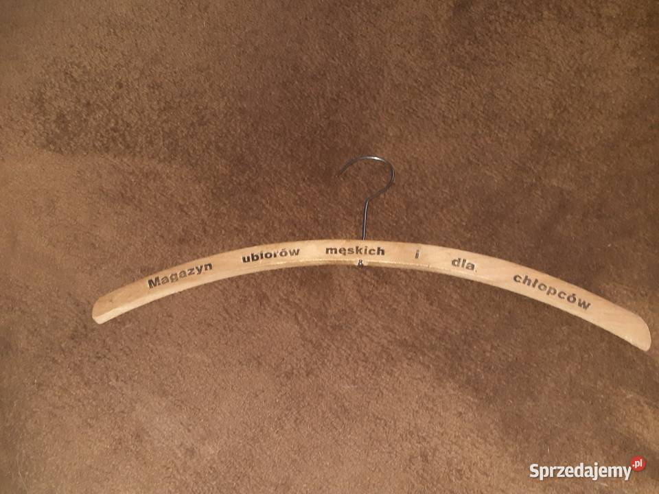 Wieszak drewniany Gustaw Szulc Warszawa