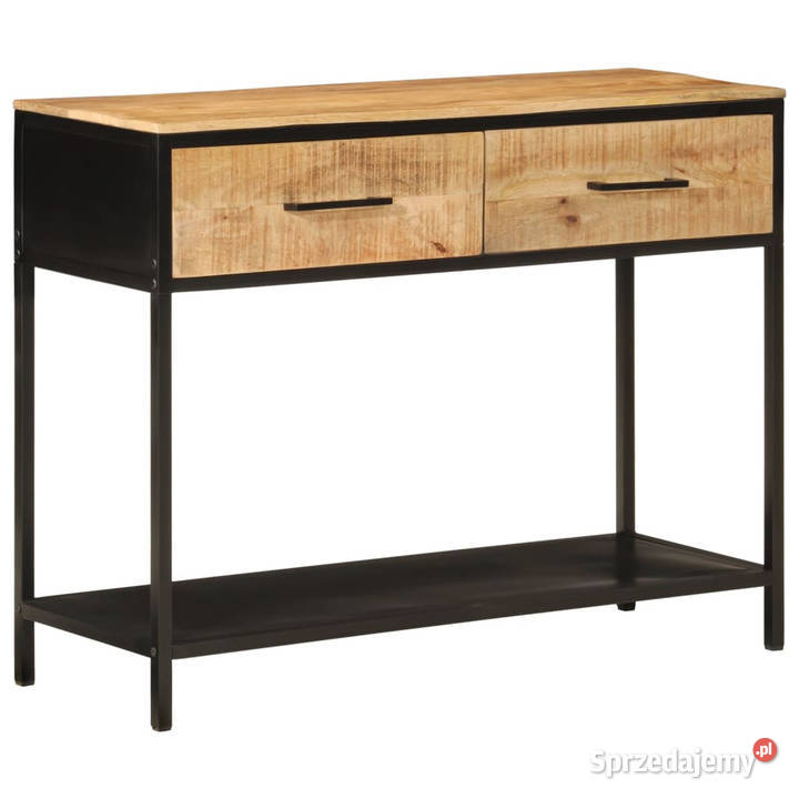 Stolik konsolowy 100x35x76 lite drewno mango i Warszawa
