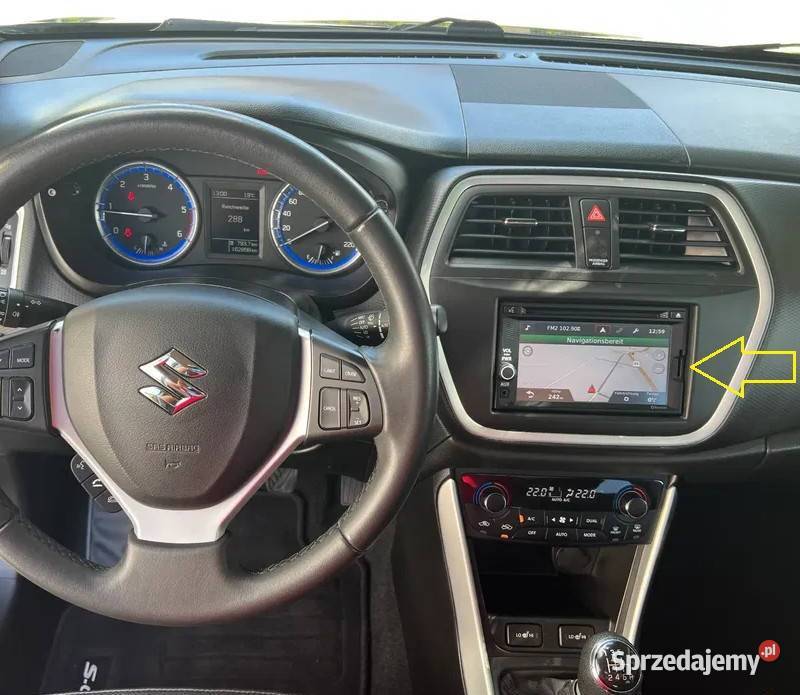 Suzuki Vitara Swift SX4 polskie menu język Mapa