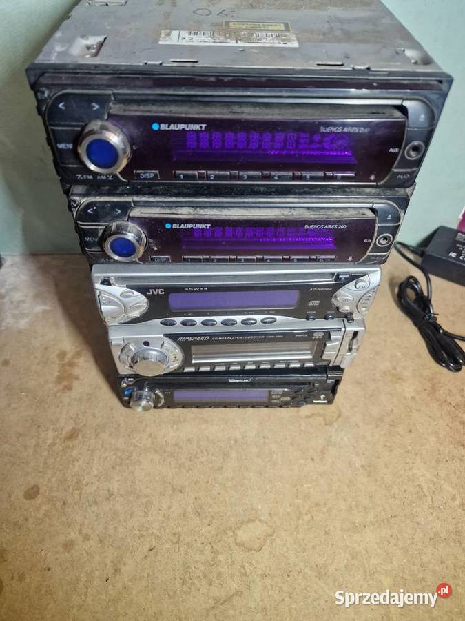 Radia samochodowe pakiet Blaupunkt JVC RIPSPEED mazowieckie Dzierzby Szlacheckie
