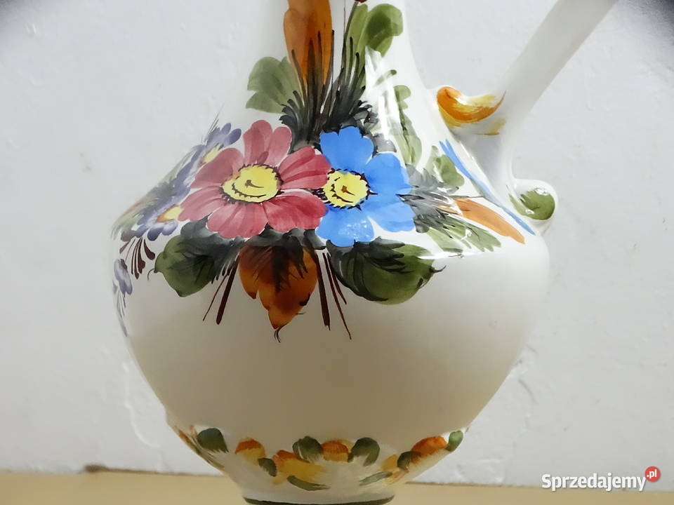 Włoski dzbanek wazon ceramiczny Bassano Made in Biłgoraj
