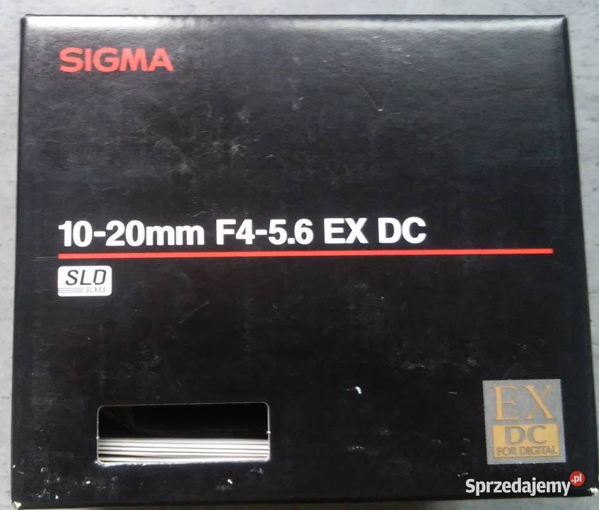 Sigma 1020 mm F 456 EX DC do Nikon