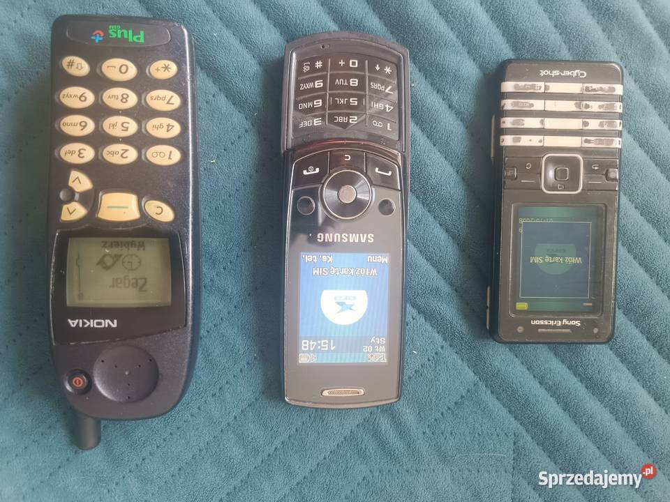 telefony starego retro old school nokia samsung Rzeszów