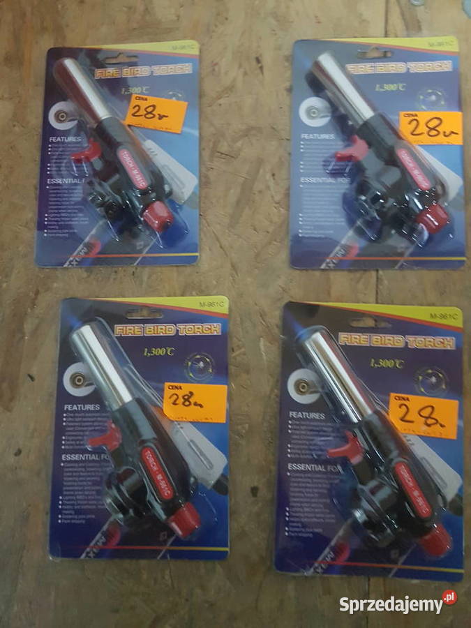 Palnik gazowy z zapalarką na butlę turystyczną Spalinowe wielkopolskie Głogowa