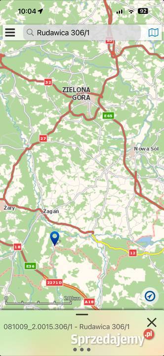 Działka z możliwością zabudowy 3500m2 Nieruchomości Rudawica