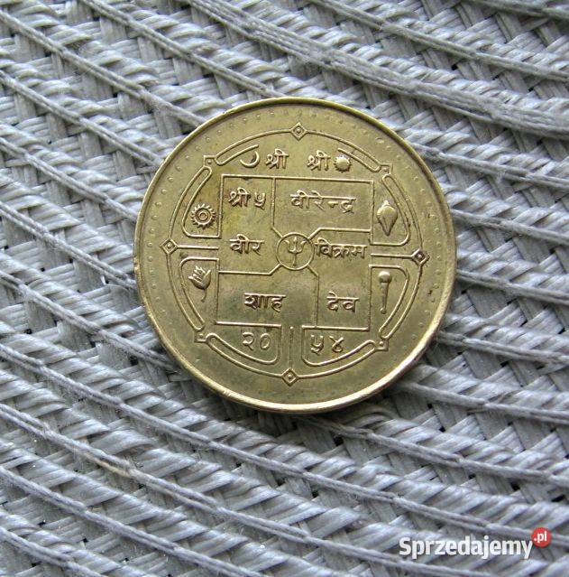 Nepal 1 Rupia 1997r Okolicznościowa Odwiedz Kalisz