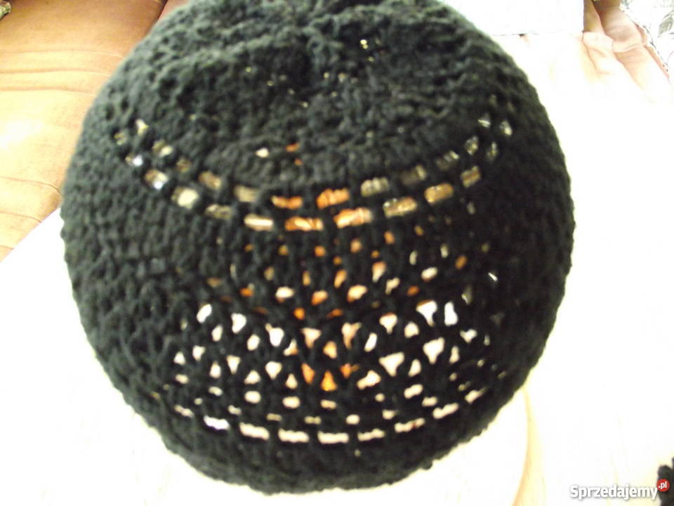 BIŻUTERYJNA BAWEŁNIANA CZAPECZKA AUTORSKIE wielkopolskie