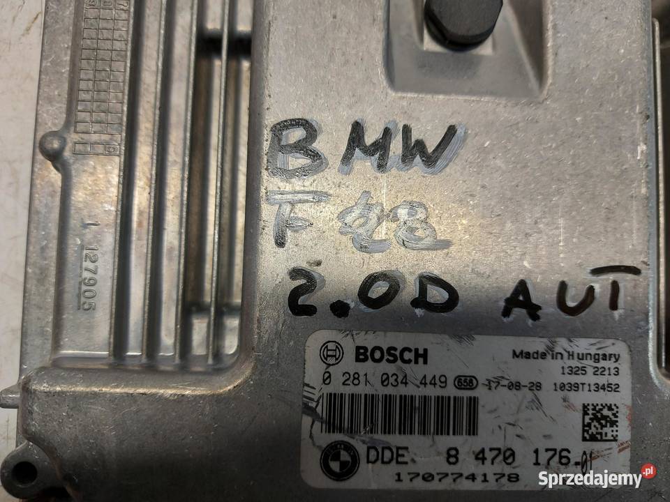 BMW F48 X1 20d 20D Komputer sterownik silnika